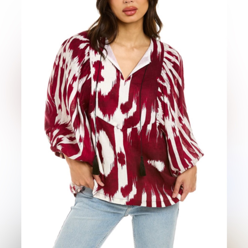 Samantha Sung Ikat Anastasia Top